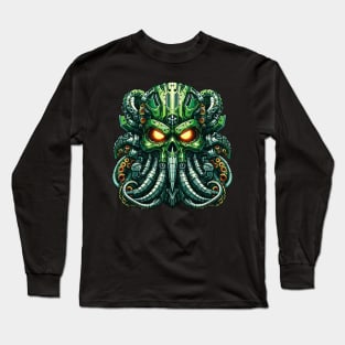 Biomech Cthulhu Overlord S01 D53 Long Sleeve T-Shirt